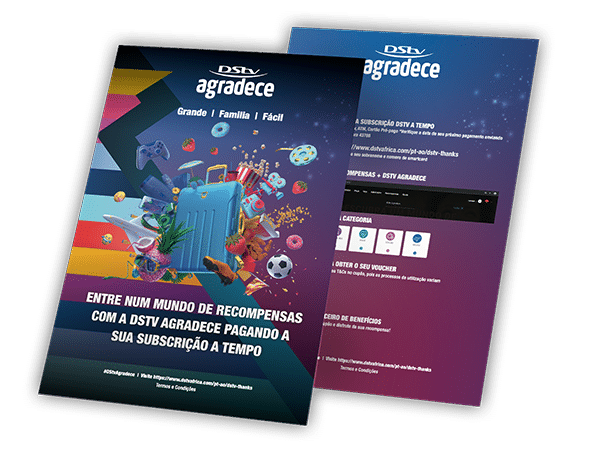 Dstv thanks brochure design
