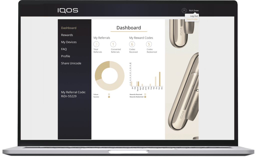 UI UX designer customer portal